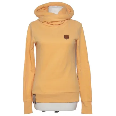 Capuchon sweater (Geel) van Naketano Katoen, Polyester