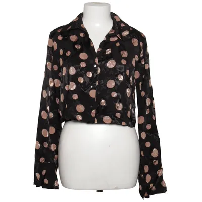 Blus (Svart, Beige) från Ayriss Viskos