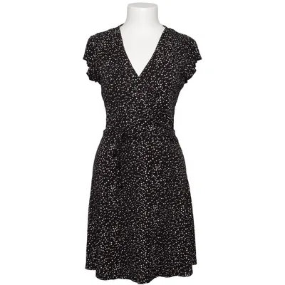 Wrap dress (Black, White) from Camaïeu
