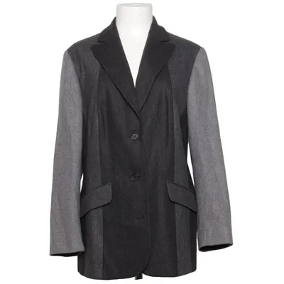 Kavaj (Grå, Svart) från Création L Polyester, Ull