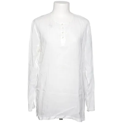 Henley shirt (White) from Autre Ton Cotton, Viscose