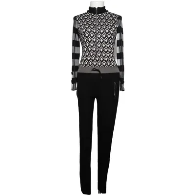 Jumpsuit (Schwarz, Weiß) von Magenta Baumwolle, Polyester