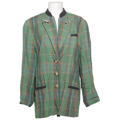 Blazer (Green, Blue, Multicolored) from Admont Linen, Viscose