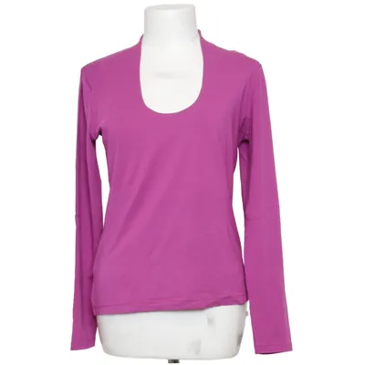 Langærmet t-shirt (Lilla) fra Ben Barton Elastan, Viscose