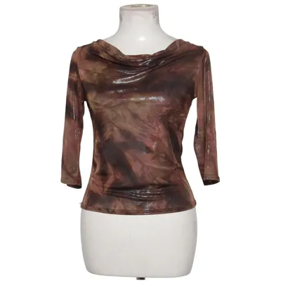 Top (Brown, Green, Multicolored) from Lovie Elastane, Polyester