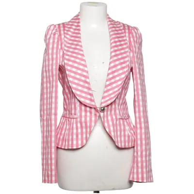 Blazer (Roze, Wit) van Pussy Deluxe Katoen, Elastaan, Polyester