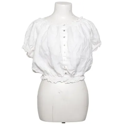 Top (Hvid) fra Zara Trafaluc Collection Linned