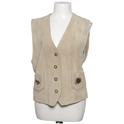 Vest (Beige) fra Trachten-mad'l Linned, Polyester