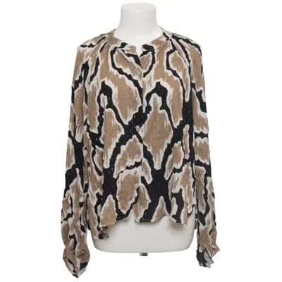 Blouse (Beige, Black, Multicolored) from Pink Cherry Viscose