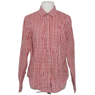 Chemise (Rouge, Blanc) de Os Trachten Coton, Polyester