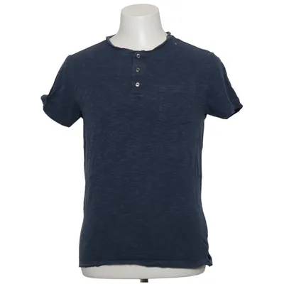 Henley Shirt (Blau) von The Basics Baumwolle, Elasthan