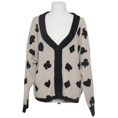 Cardigan (Beige, Multicolored) from Divided by H&M Acrylic, Polyamide, Polyester