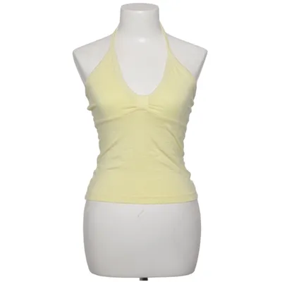 Neckholder Top (Gelb) von Ichi Elasthan, Viskose