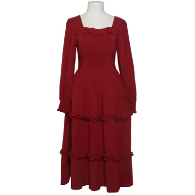 Kleid (Rot) von Belle Poque Elasthan, Polyester, Viskose