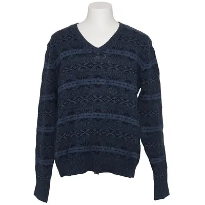 Pull-over (Bleu) de Polo Ralph Lauren Coton, Lin, Soie