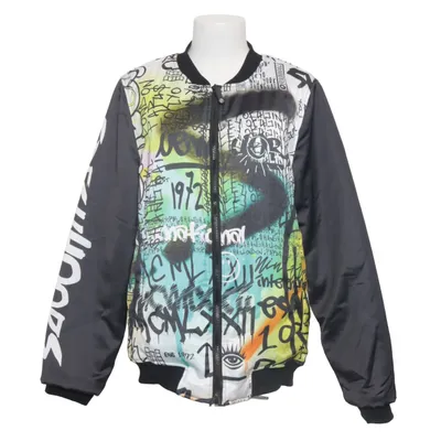 Bomber jacket (Black, Multicolored) from Freshhoods Elastane, Polyester