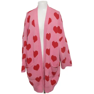 Cardigan (Pink, Rød) fra Lazy Oaf