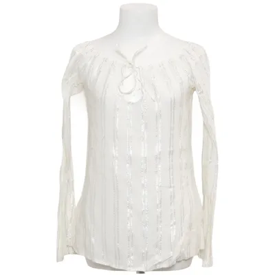 Blouse (Blanc) de Clockhouse by C&A Coton, Fibre métallique