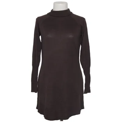 Jurk met col (Bruin) van Best Connections Katoen, Viscose