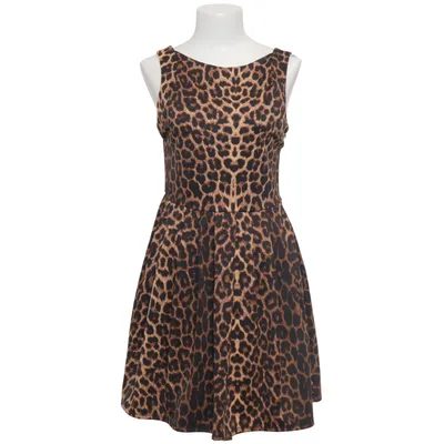 Jurk (Zwart, Bruin) van Oasis Elastaan, Polyamide, Polyester
