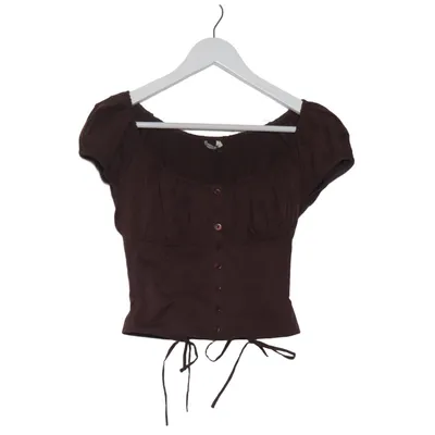 Crop top (Brun) fra House of CB Bomuld, Polyamid