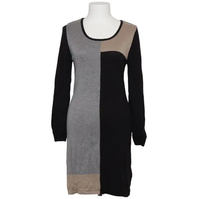 Jurk (Zwart, Meerkleurig) van Boysen's Katoen, Viscose
