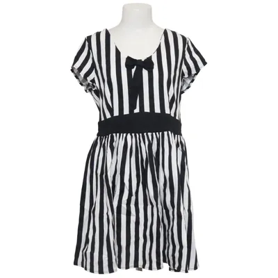 Robe (Noir, Blanc) de Banned Apparel Coton, Élasthane