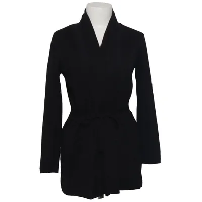 Cardigan cache-cœur (Noir) de Zara Knit Nylon, Viscose