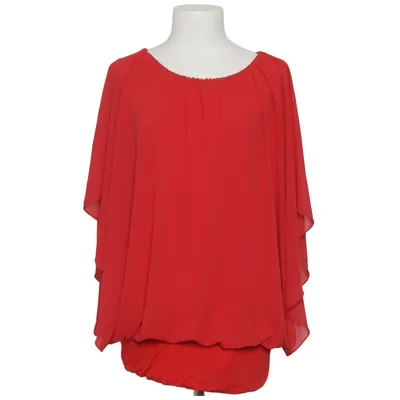 Top (Rood) van Made in italy Elastaan, Viscose