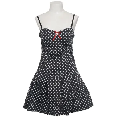 Jurk (Zwart, Wit) van Pussy Deluxe Katoen, Elastaan, Polyester