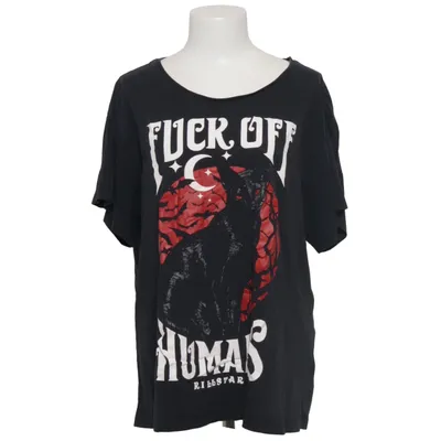 T-shirt (Fuck Off Humans) from Killstar Cotton