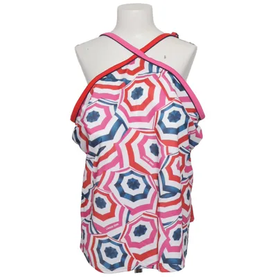 Zwemshirt (Wit, Meerkleurig) van Lands' End Elastaan, Polyamide, Polyester