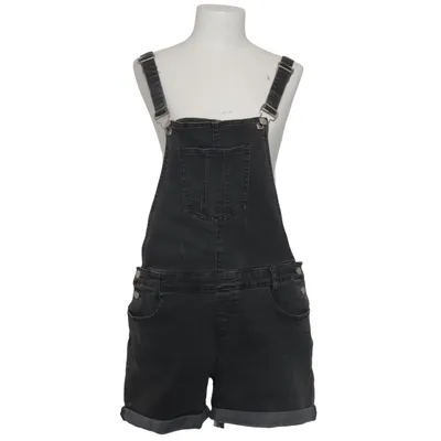 Dungaree shorts (Gray) from Sparkz Cotton, Elastane