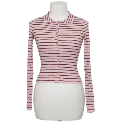 Cardigan (Pink, Red) from VRG GRL Elastane, Polyester, Viscose