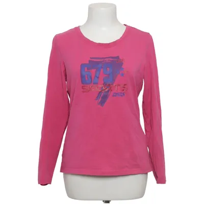 Lange mouwen shirt (Roze) van Shamp Katoen, Elastaan