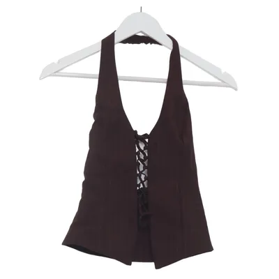 Haltertop (Bruin) van Bershka Polyester