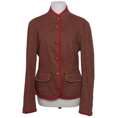 Blazer (Brown, Pink) from Luis Trenker Cotton, Elastane, Polyamide, Polyester, Wool