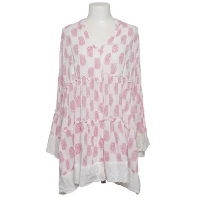 Strandjurk (Wit, Roze) van Siya Viscose