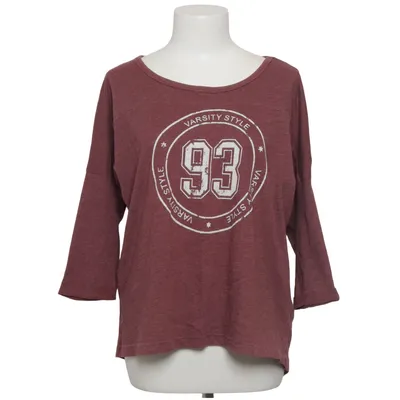 Langærmet t-shirt (Rød) fra Up Fashion Bomuld, Polyester