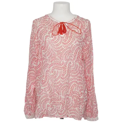 Blouse (Red, White) from Milano Italy