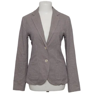 Blazer (Wit, Meerkleurig) van Mason's Katoen, Elastaan