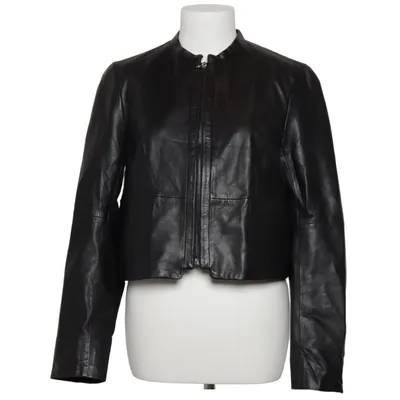 Leren jack (Zwart) van Riani Leer, Polyester