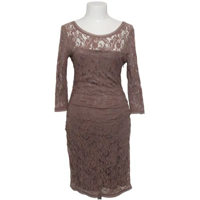 Cocktailjurk (Bruin) van Manoukian Katoen, Polyamide, Viscose