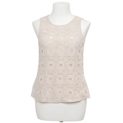 Top (Beige) van Sisley Katoen, Nylon