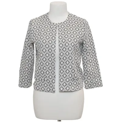 Cardigan (Wit, Zwart) van Reken Maar Katoen, Elastaan, Metallvezel, Polyester, Viscose