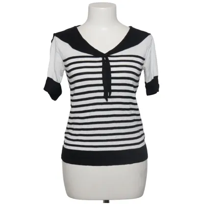 Haut (Noir, Blanc) de Hell Bunny Viscose