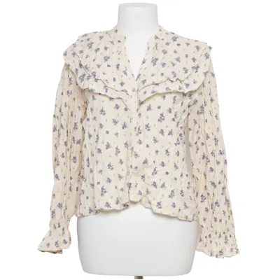 Blouse (Beige, Purple) from Zara