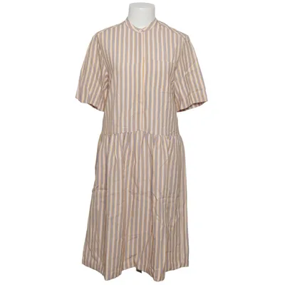 Jurk (Wit, Blauw, Geel) van Maan Acetaat, Polyamide, Viscose