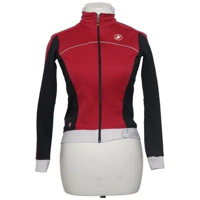 Træningsjakke (Rød, Sort, Hvid) fra Castelli Elastan, Polyester