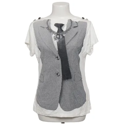 T-shirt (Wit, Grijs, Zwart) van Denny Rose Elastaan, Viscose